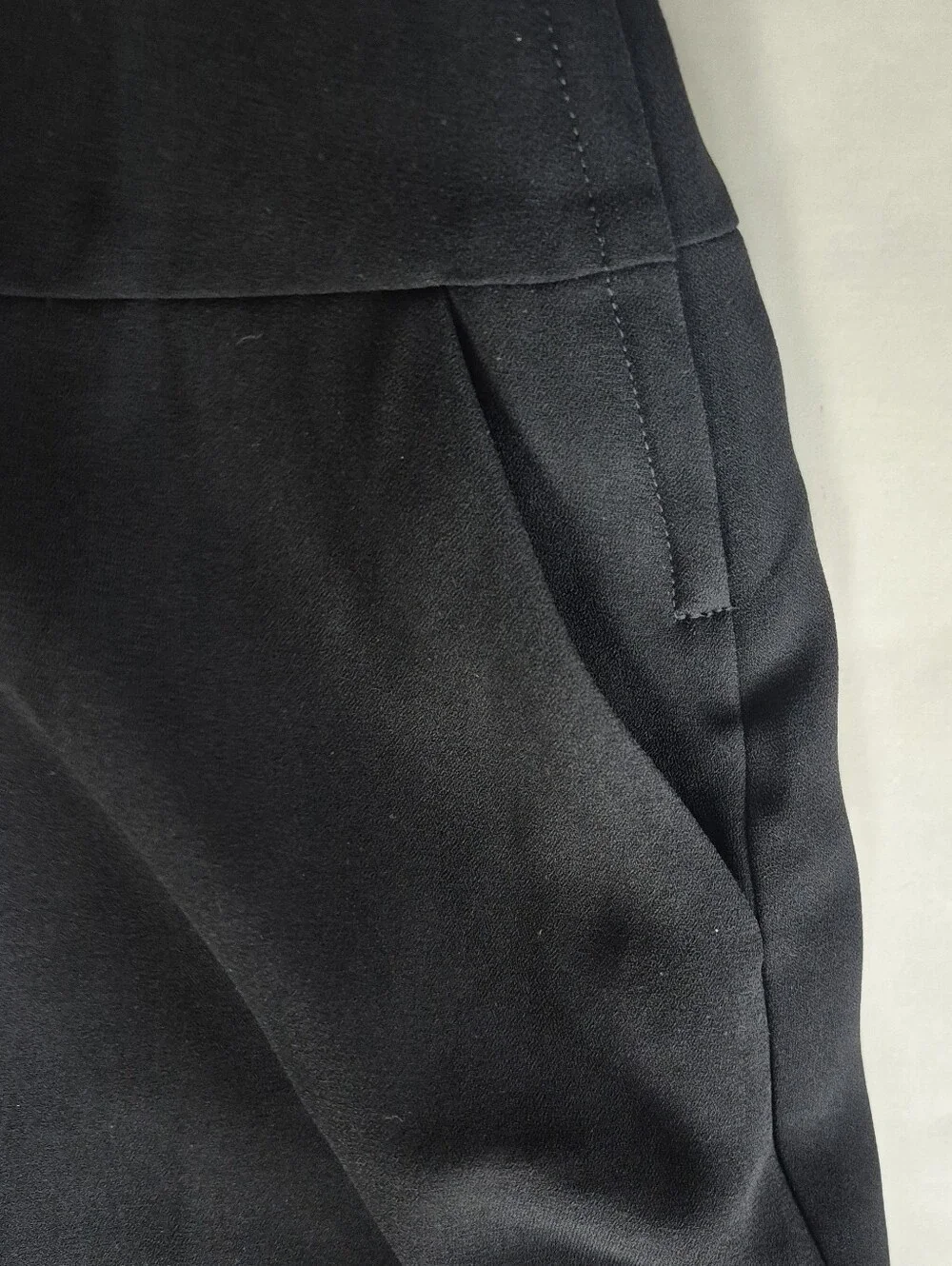 COACH Shirt Dress Black With Blue Detachable Collar Size 2